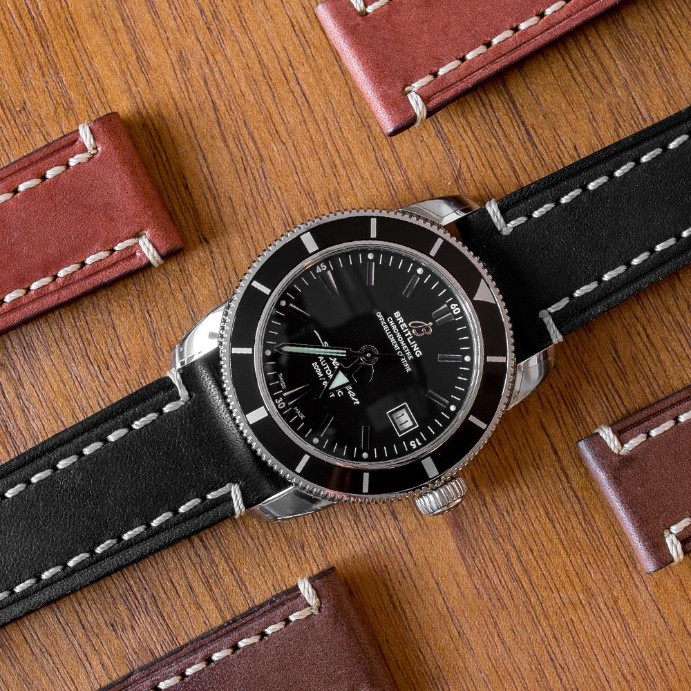 Hirsch leather clearance strap