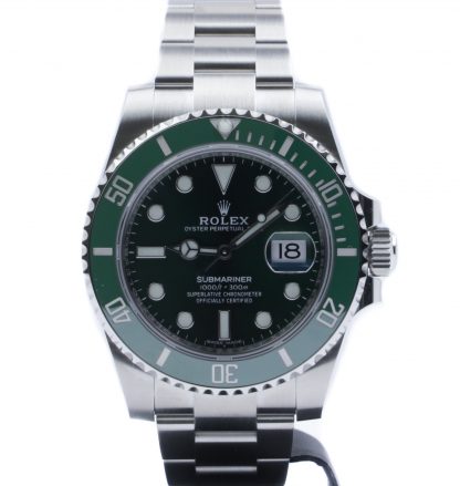 Rolex Submariner Ceramic Date Green Dial 116610LV Unworn 2020