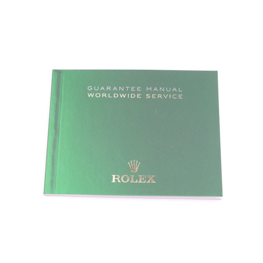 Rolex Warranty Booklet Guarantee Manual Worldwide Service Millenary