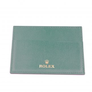 Original Rolex Green Leather Warranty Cardholder