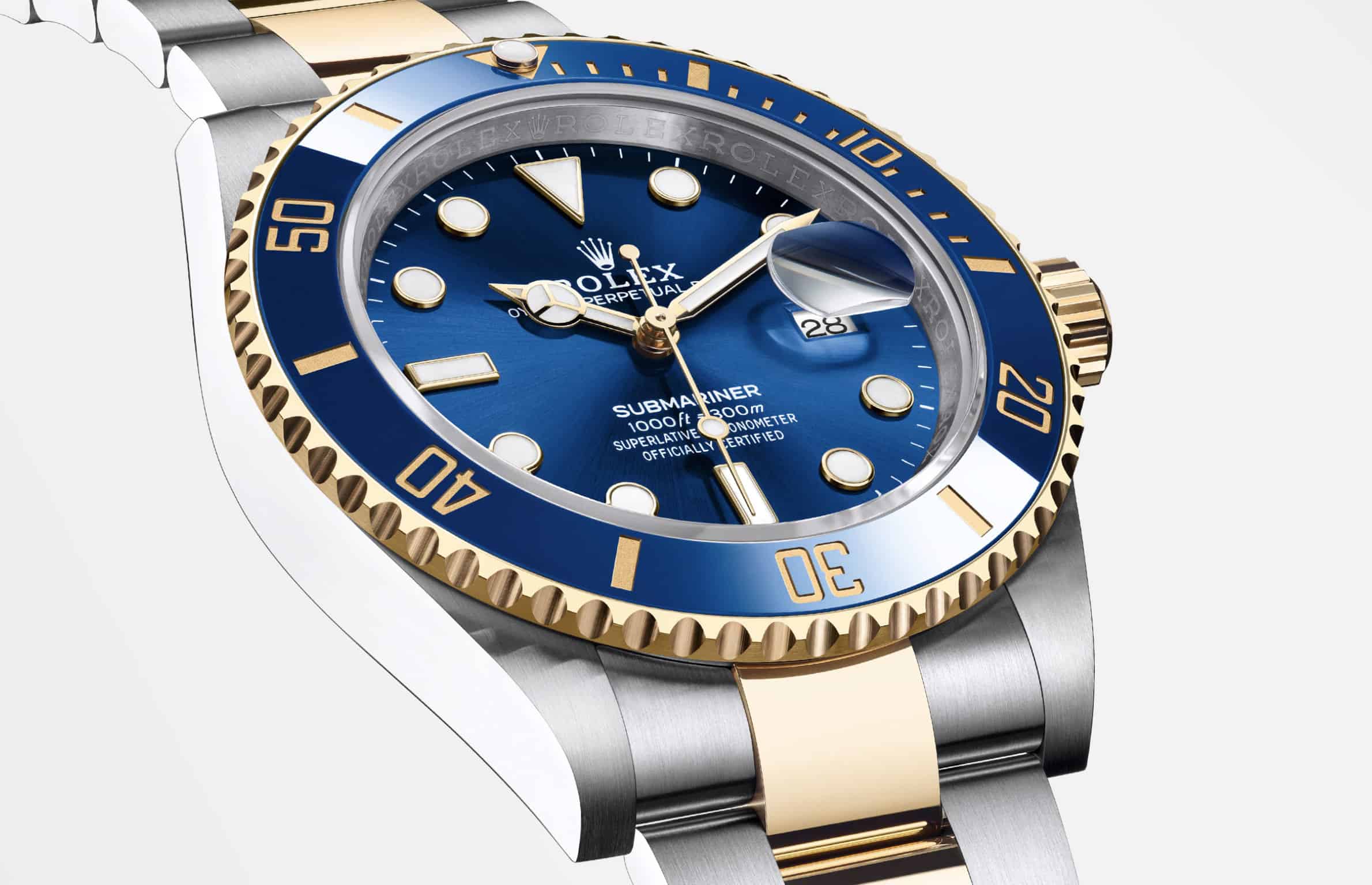 rolex blue sunburst dial