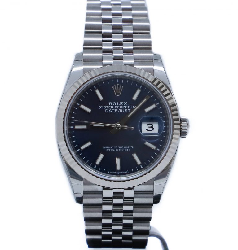 datejust jubilee blue dial