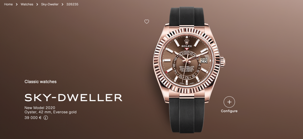 Rolex Sky-Dweller Oysterflex 326235