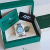 Rolex Oyster Perpetual 36 126000 Turquoise Blue "Tiffany" Novelty Unworn 2020