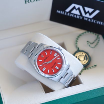 Rolex Oyster Perpetual 41 124300 Coral Red 2020 Novelty Unworn