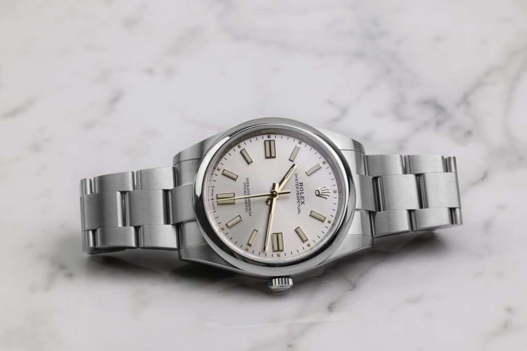 Oyster Perpetual 41 124300 silver dial