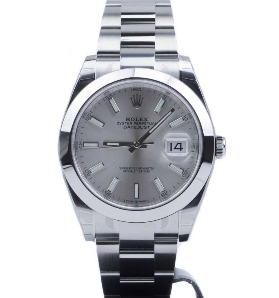 datejust 41 silver dial