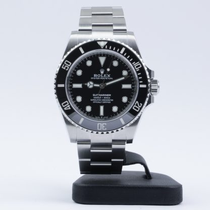 Rolex has officially presented the much-anticipated new Submariner no-date reference 124060, to replace the predecessor reference 114060. Remember, Rolex is about evolution, not revolution. In traditional Rolex fashion, Rolex has upgraded and refined the Submariner no-date, but the brand has stayed true to its design. The biggest change to the Submariner no-date involves changing to the new generation caliber 3230.