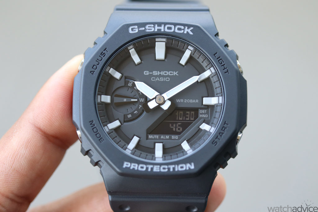 定番の中古商品 G-SHOCK GA-2100-1A カーボンコアガード