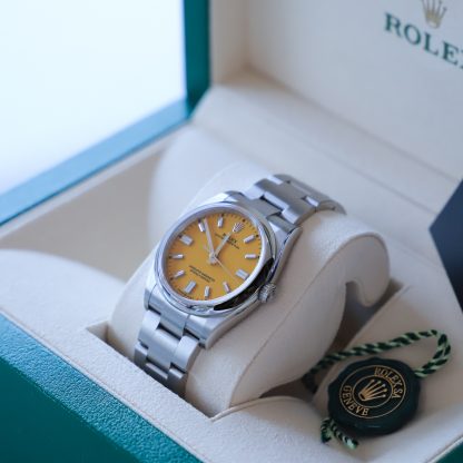 Rolex Oyster Perpetual 36 126000 Yellow Dial 2020 Novelty