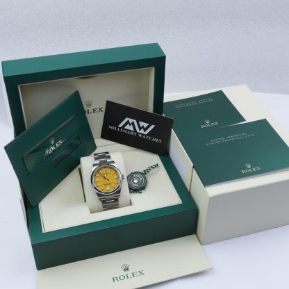 Rolex Oyster Perpetual 36 126000 Yellow Dial 2020 Novelty