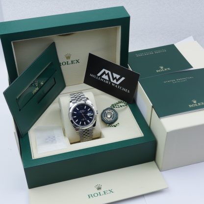 Rolex Datejust 41mm Blue Dial Jubilee 126334 Unworn 2020