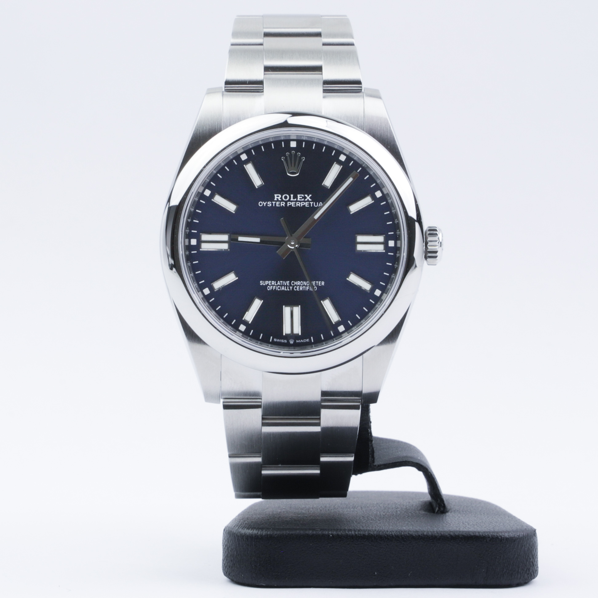 Rolex oyster perpetual online blue 41