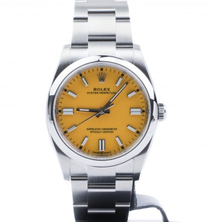 Rolex Oyster Perpetual 36 126000 Yellow Dial 2020 Novelty