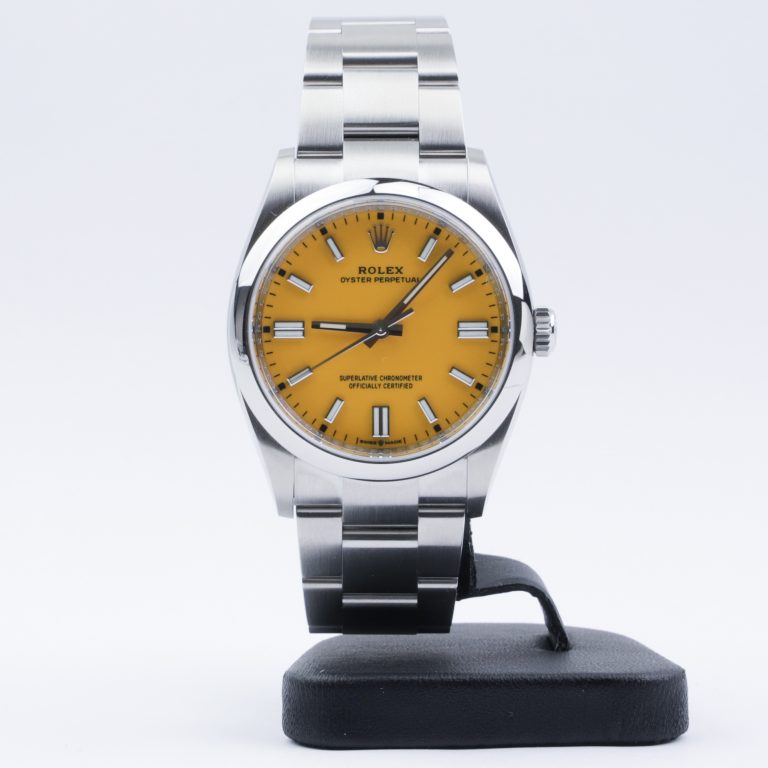 Rolex Oyster Perpetual 36 126000 Yellow Dial 2020 Novelty - Millenary Watches