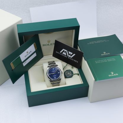 Rolex Oyster Perpetual 39MM Blue Dial 114300 2018