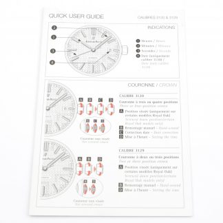 Audemars Piguet Royal Oak Quick User Guide Brochure