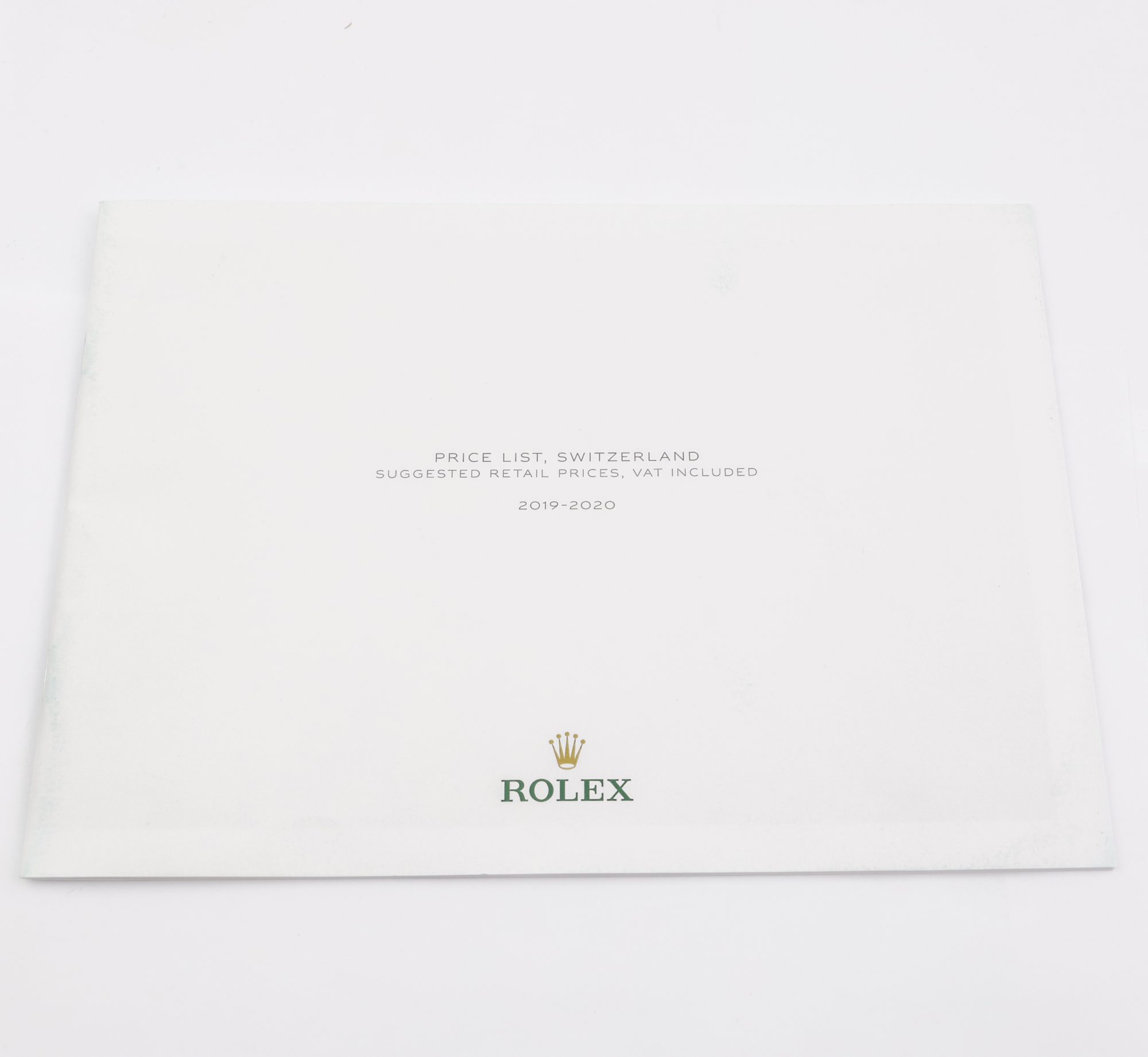 rolex official price list 2019
