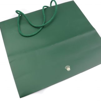 Rolex Green Paper Bag Large