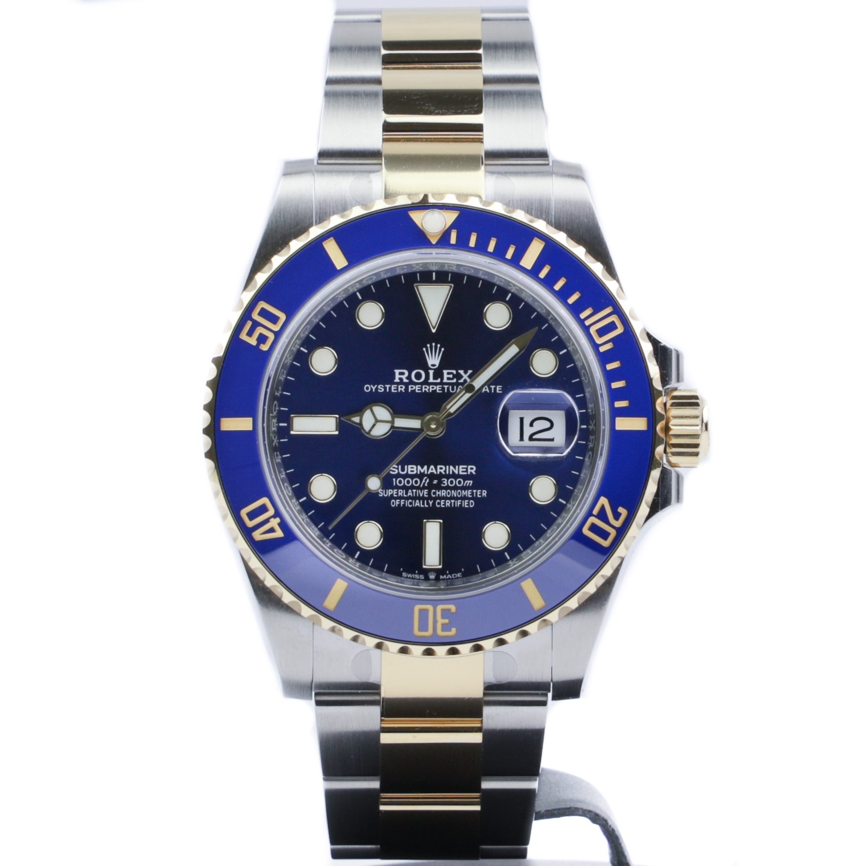 submariner two tone blue dial