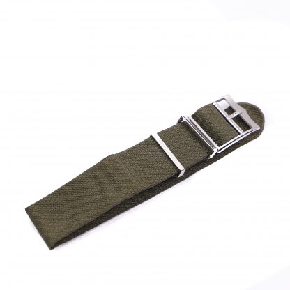 Tudor khaki green fabric strap