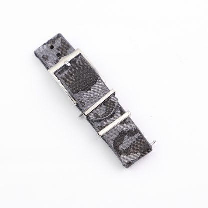 tudor grey camo fabric strap