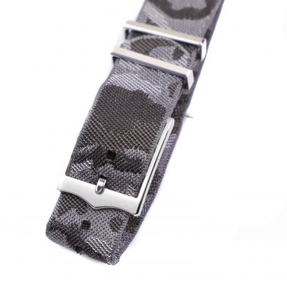 Tudor grey camo fabric strap