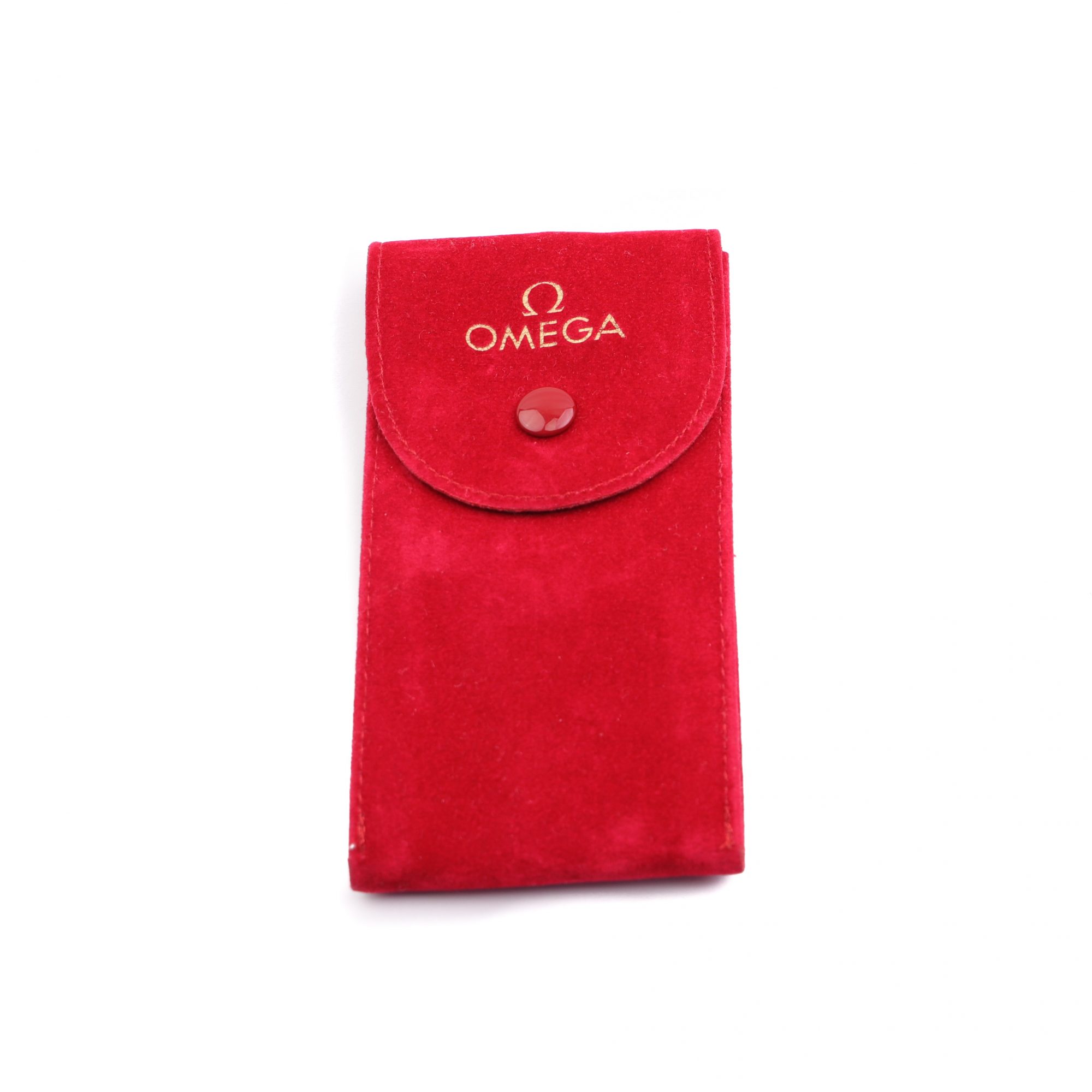 Omega Red Soft Suede Travel Pouch - Millenary Watches