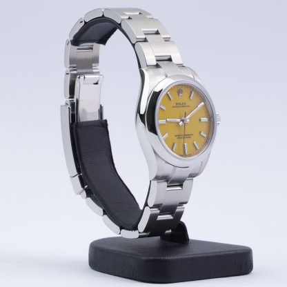 Rolex Oyster Perpetual 31mm 277200 Yellow Dial Unworn 2020