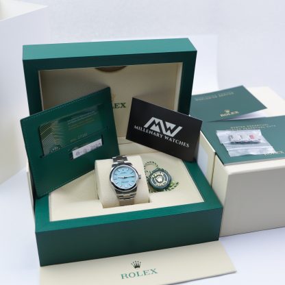 Rolex Oyster Perpetual Turquoise 31mm 277200 "Tiffany" Unworn 2020