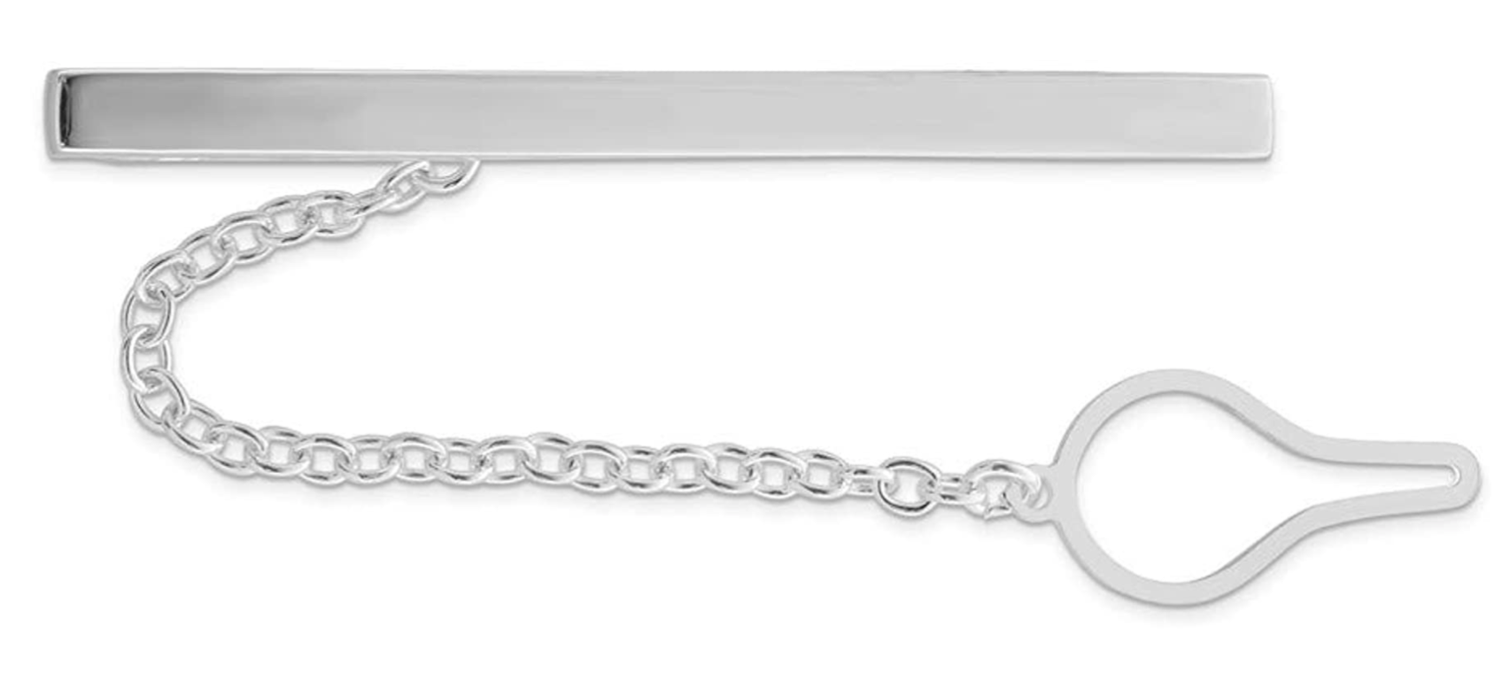 6mm x 57mm Solid 925 Sterling Silver Tie Bar 6mm x 57mm Solid 925 Sterling Silver Tie Bar