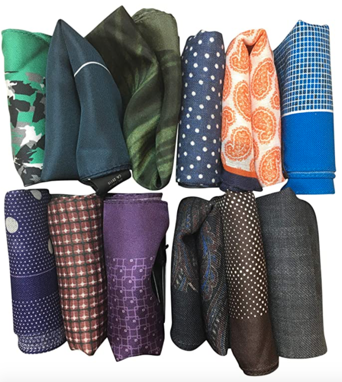 Hugo Boss Pocket Square Gift Set of 12