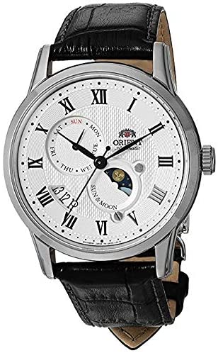 Orient Men's 'Sun and Moon Version 3' Japanese Automatic / Hand-Winding Watch with Sapphire Crystal