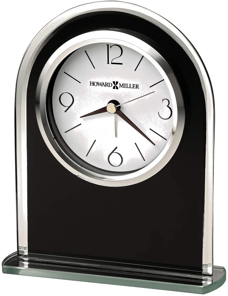 Howard Miller Ebony Luster desk clock