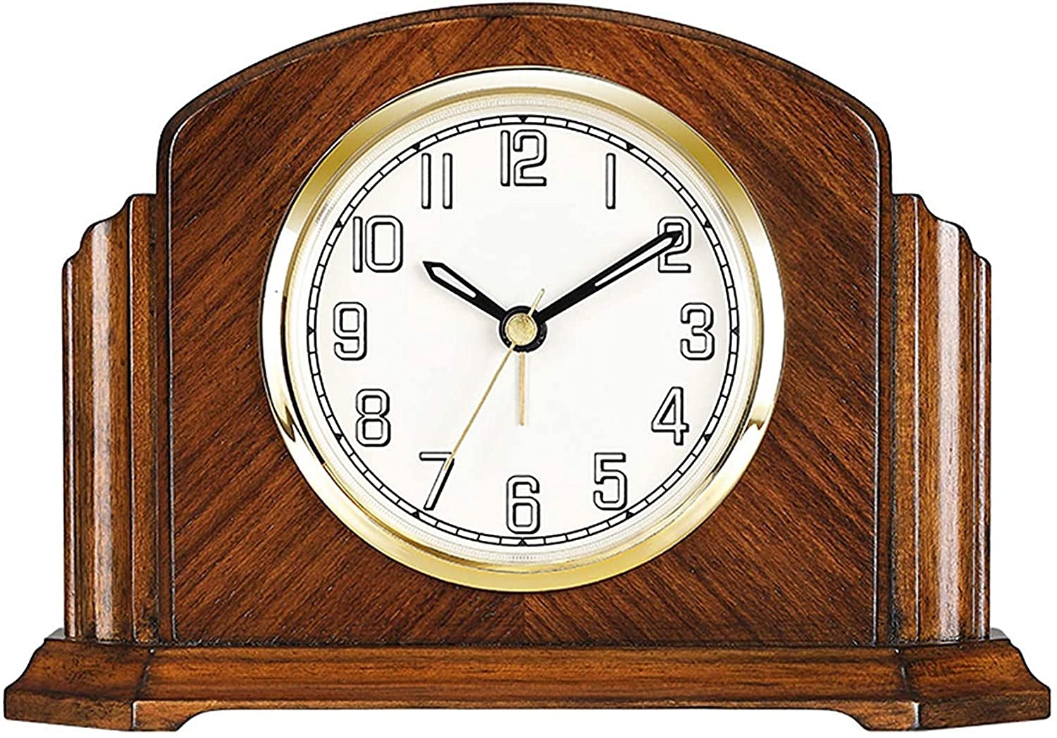 XH&XH Dark Brown Desk Clock