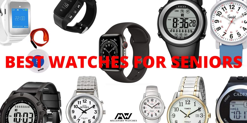 Wrist watch for discount seniors