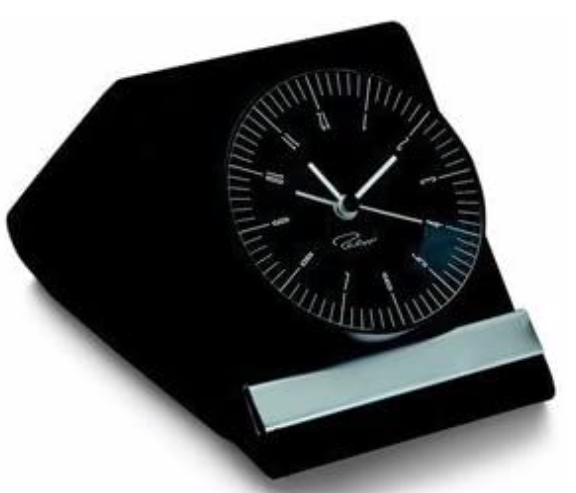 Elegant travel alarm clock/table clock