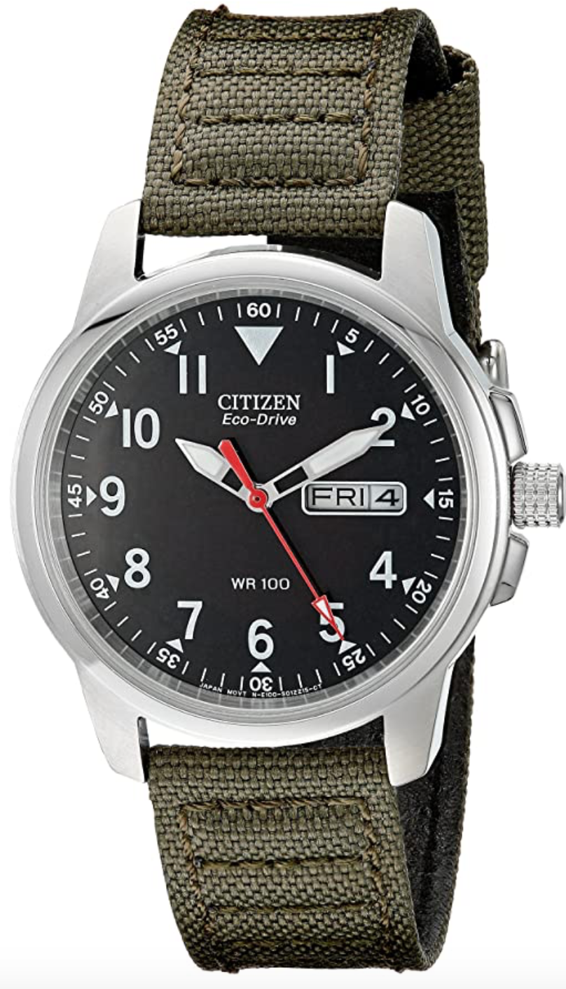 Citizen Watches AT0200-05E Eco-Drive Chronograph Canvas Watch