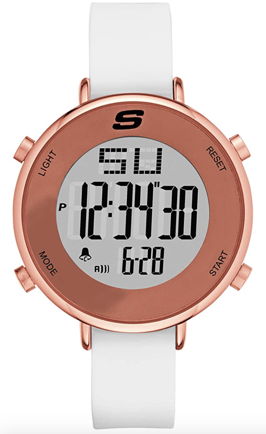 Skechers Women's Magnolia Quartz Metal and Silicone Digital Watch