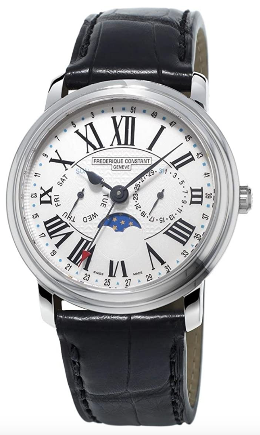 Frederique Constant Classics White Dial Leather Strap Men's Watch FC270M4P6