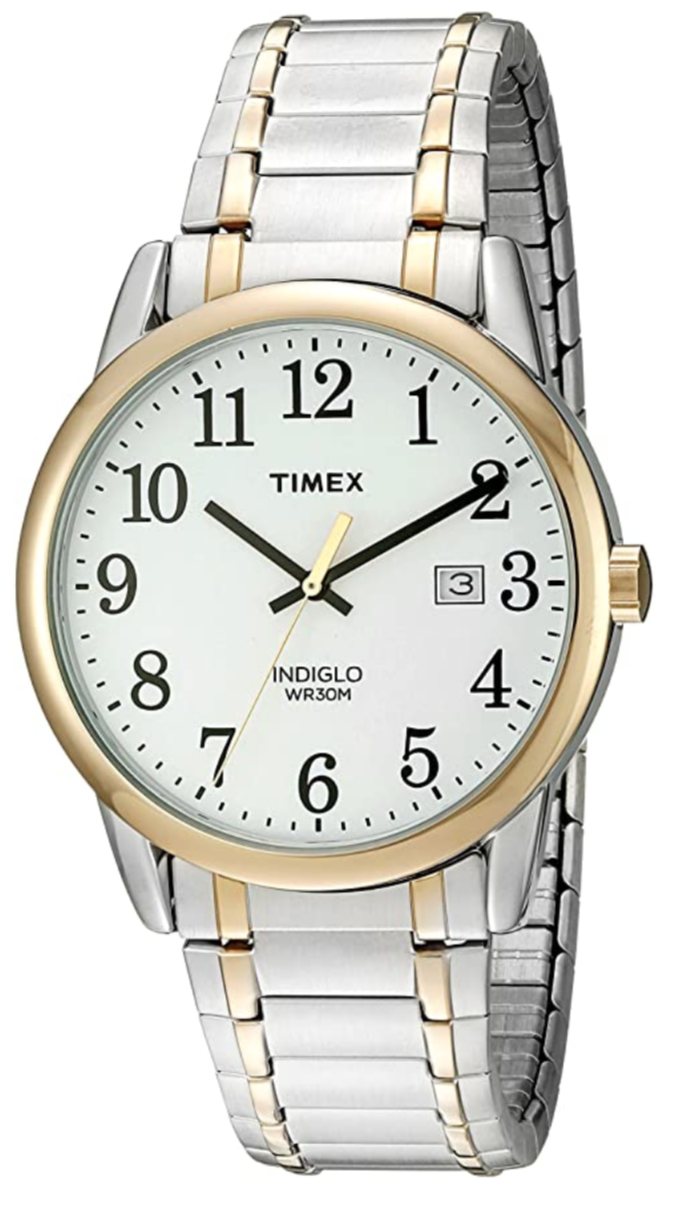 Timex Easy Reader Date Expansion Band 38mm Watch