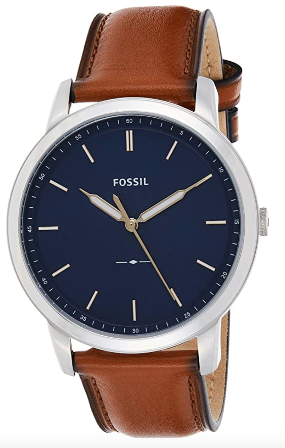 Fossil Minimalist Stainless Steel Slim Quartz Watch