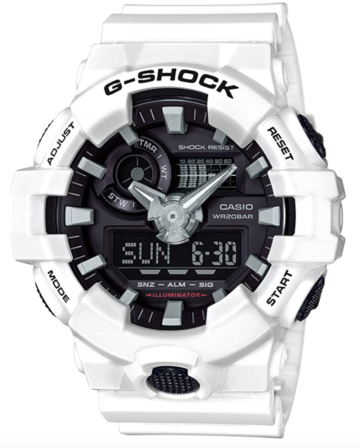 G Shock GA-710 white