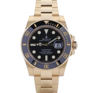 Rolex Submariner Date Yellow Gold Black Dial 116618LN 2010