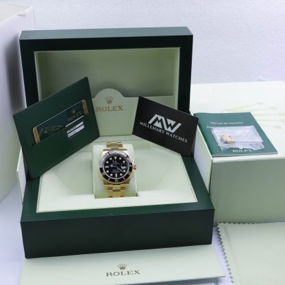 Rolex Submariner Date Yellow Gold Black Dial 116618LN 2010