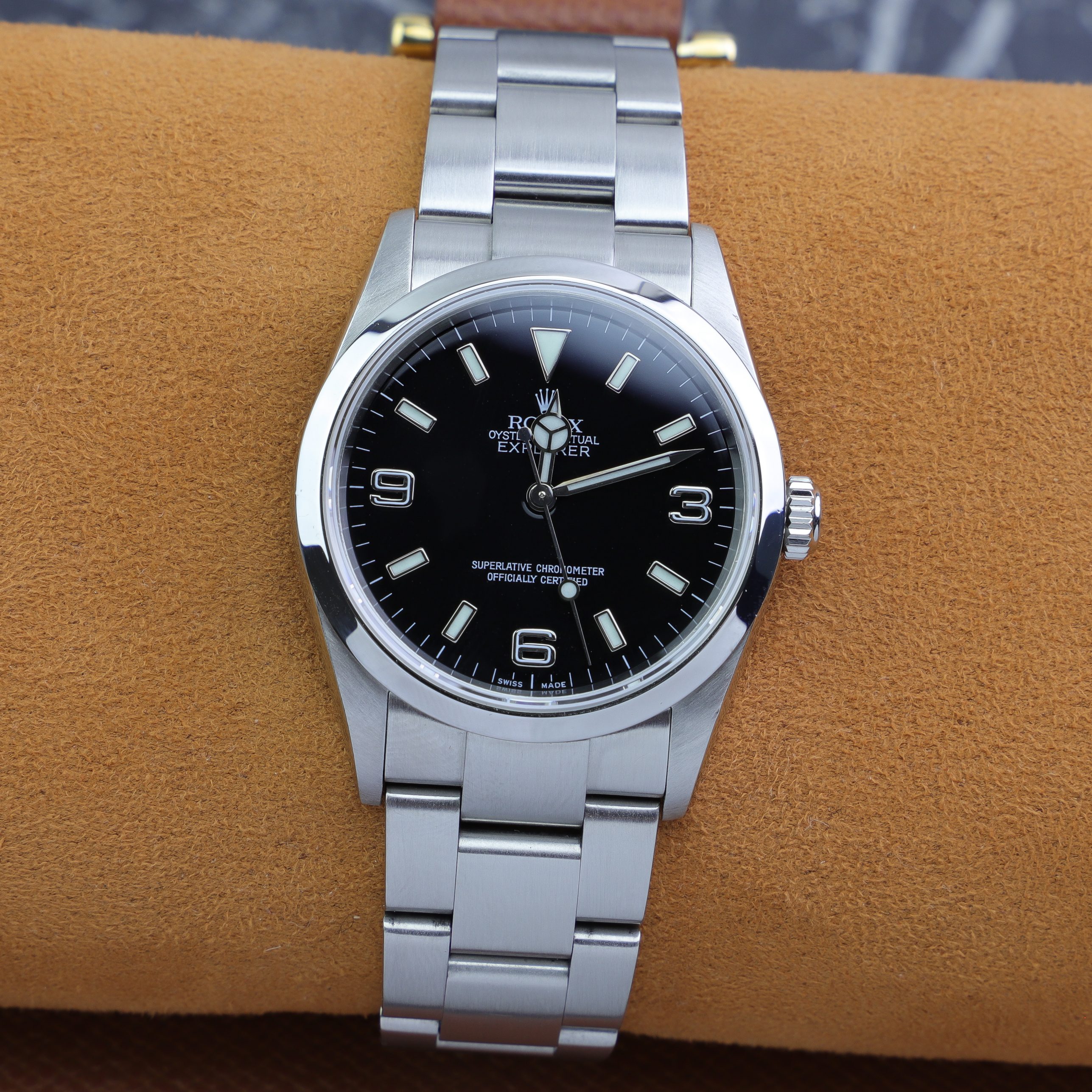 Rolex Explorer II 16570 Black Dial Mint Condition F-Series