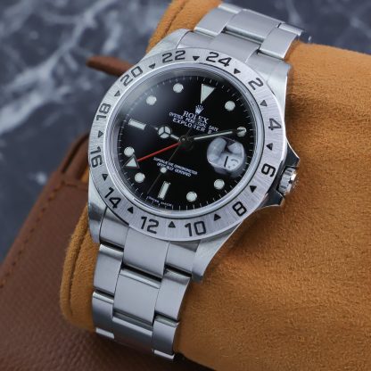 Rolex Explorer II 16570 Black Dial Mint Condition F-Series