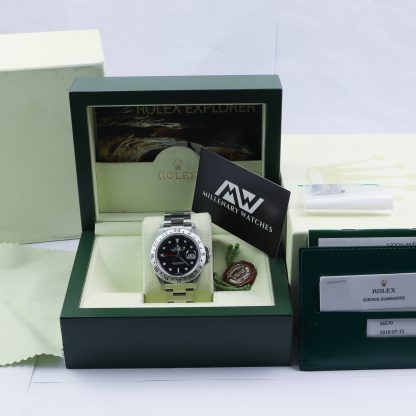 Rolex Explorer II 16570 Black Dial Mint Condition F-Series