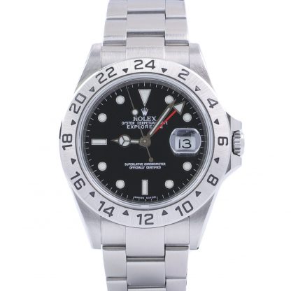 Rolex Explorer II 16570 Black Dial Mint Condition F-Series