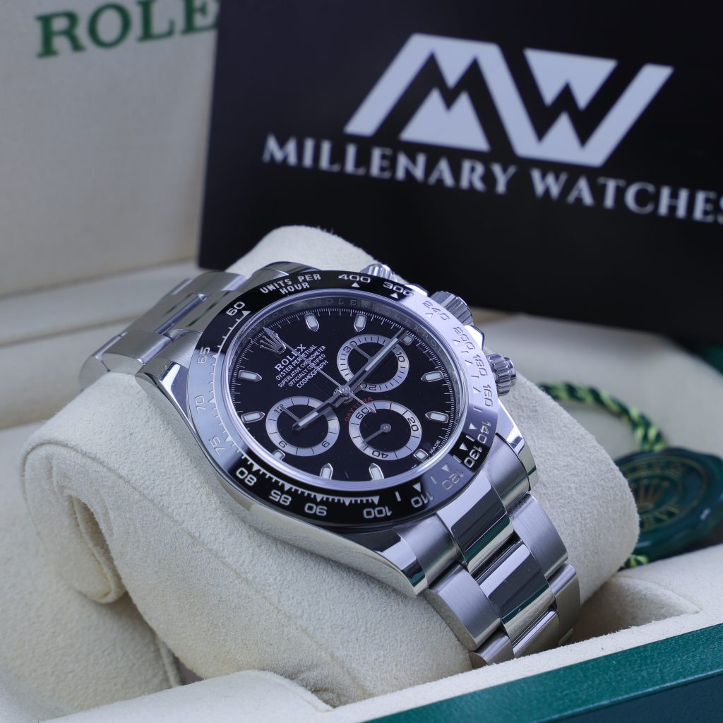 Rolex Daytona Ceramic Bezel Black Dial 116500LN 2017 - Millenary Watches